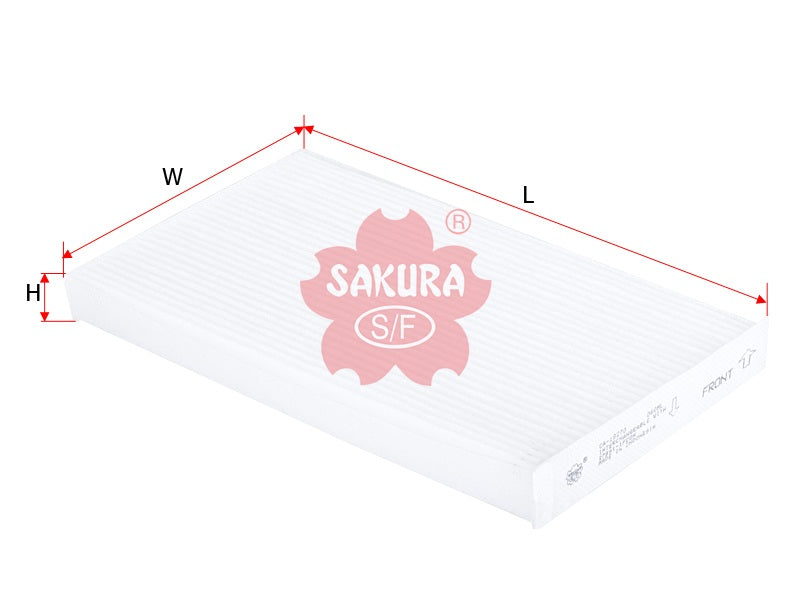 ไส้กรองอากาศห้องโดยสาร(Element), SAKURA, 27891-1FA0A, CA-18270, NISSAN (125269)