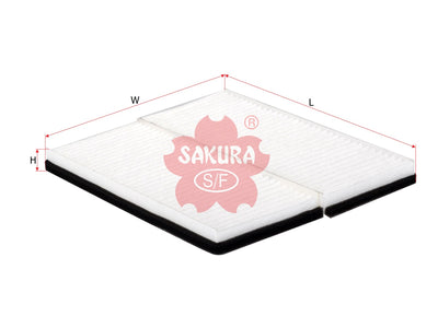 SAKURA,, Cabin Air Filter (Element), 27274-EB725, CA-18321-S, NISSAN