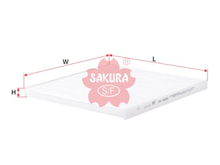 SAKURA,, Cabin Air Filter (Element), AY685-NS016, CA-18340, NISSAN