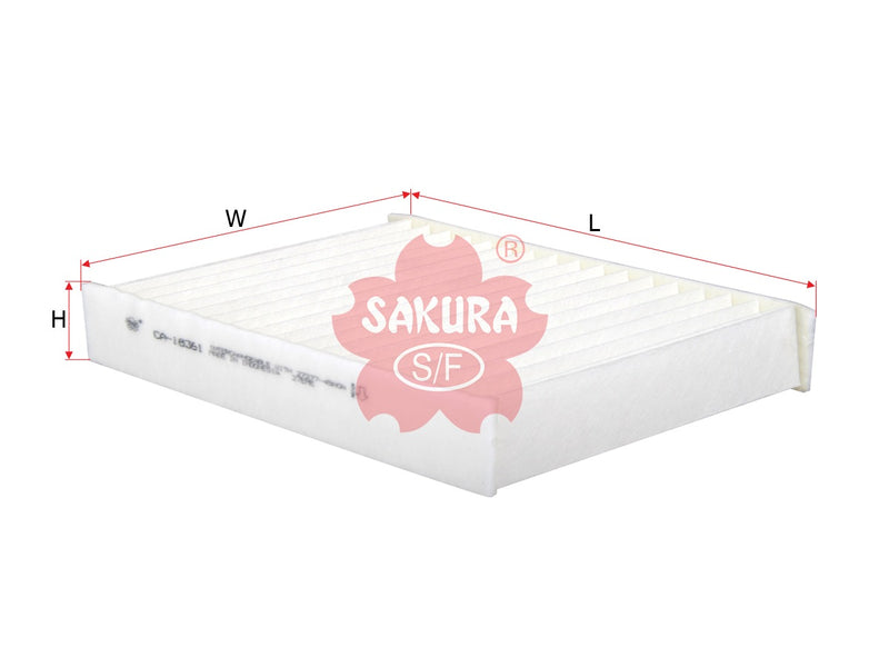 SAKURA,, Cabin Air Filter (Element), 27 27 795 64R, CA-18361, NISSAN