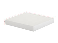 SAKURA,, Cabin Air Filter (Element), 27891-3YF0A, CA-18470, NISSAN