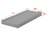 Cabin Air Filter (ဒြပ်စင်)၊ SAKURA၊ YS4Z-19N619-DB၊ CA-1910၊ FORD (126660)
