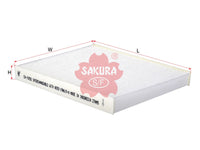 SAKURA,, Cabin Air Filter (Element), AE9Z-19N619-A, CA-19250, LINCOLN