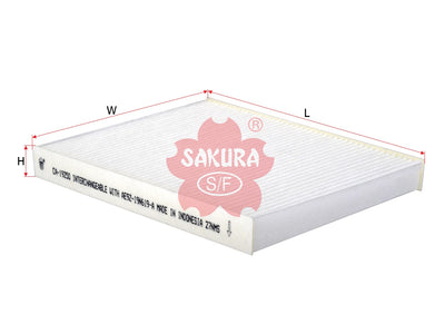 SAKURA,, Cabin Air Filter (Element), AE9Z-19N619-A, CA-19250, LINCOLN