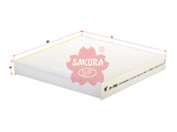 ไส้กรองอากาศห้องโดยสาร(Element), SAKURA, 8C16 16N619 A2A, CA-19260, FORD (126717)