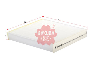 Cabin Air Filter (ဒြပ်စင်)၊ SAKURA၊ 8C16 16N619 A2A၊ CA-19260၊ FORD (126717)