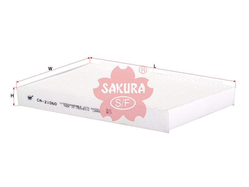 ไส้กรองอากาศแอร์(Element), SAKURA, 6447NV, CA-21060, PEUGEOT (124721)