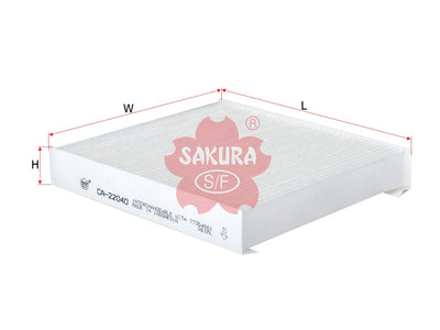 SAKURA,, Cabin Air Filter (Element), 77364561, CA-22040, CITROEN