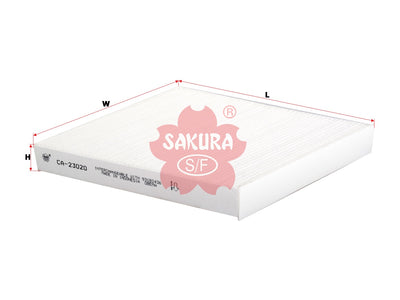 SAKURA,, Cabin Air Filter (Element), 93182436, CA-23020, HOLDEN