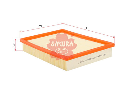 SAKURA,, Cabin Air Filter (Element), 1584575-3, CA-2405, HITACHI