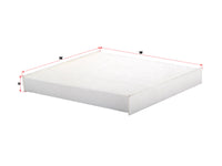 Cabin Air Filter (Element)၊ SAKURA၊ 3140774၊ CA-24110၊ VOLVO (123350)