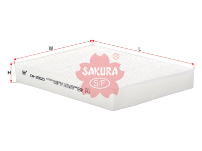 SAKURA,, Cabin Air Filter (Element), 77 00 424 098, CA-25020, RENAULT