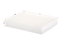 SAKURA,, Cabin Air Filter (Element), 272771128R, CA-25140, RENAULT