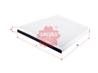 SAKURA,, Cabin Air Filter (Element), V30-30-1008, CA-26050, MERCEDES-BENZ