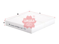 SAKURA,, Cabin Air Filter (Element), 164 830 02 18, CA-26120-S, MERCEDES-BENZ