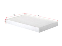 SAKURA,, Cabin Air Filter (Element), 50 21 185 766, CA-26180, MERCEDES-BENZ