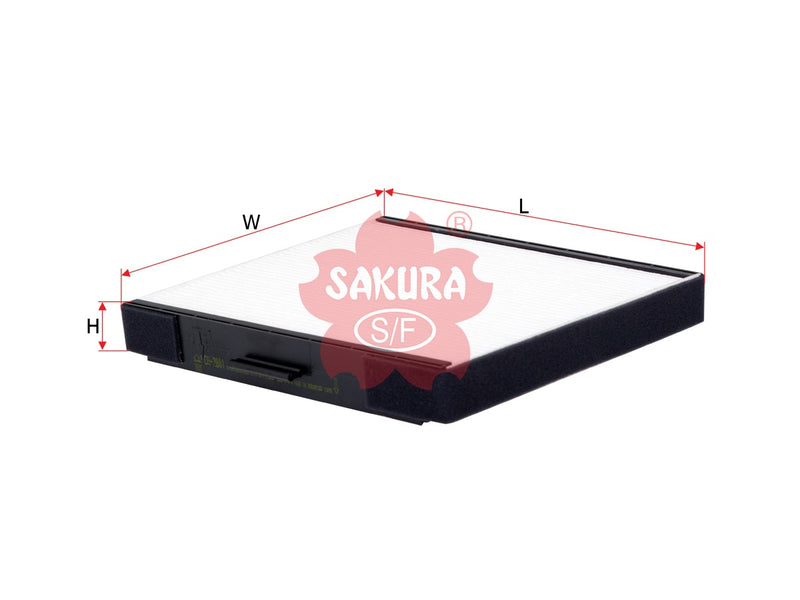 SAKURA,, Cabin Air Filter (Element), 97133-2D100, CA-2801, HYUNDAI