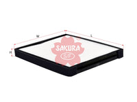 SAKURA,, Cabin Air Filter (Element), 97030-H1726, CA-2810, HYUNDAI