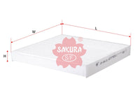 SAKURA,, Cabin Air Filter (Element), 97133-28010, CA-28110, HYUNDAI