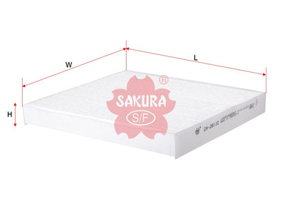 ไส้กรองอากาศห้องโดยสาร(Element), SAKURA, 97133-28010, CA-28110, HYUNDAI (125891)