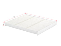 SAKURA,, Cabin Air Filter (Element), 97133-G2000, CA-28151, HYUNDAI