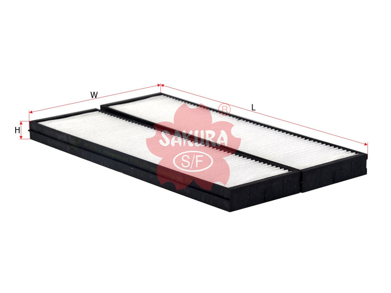 SAKURA,, Cabin Air Filter (Element), 97133-1J000, CA-28190-S, HYUNDAI