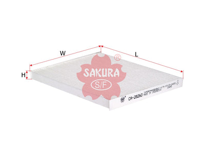 SAKURA,, Cabin Air Filter (Element), 08790-2H000A, CA-28260, HYUNDAI