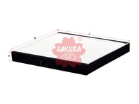 SAKURA,, Cabin Air Filter (Element), H971332H001, CA-28270, HYUNDAI