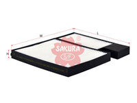 SAKURA,, Cabin Air Filter (Element), 97133-1H500, CA-28280-S, HYUNDAI