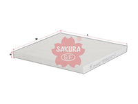 SAKURA,, Cabin Air Filter (Element), 97133-3SAA0, CA-28300, HYUNDAI