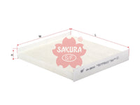 Cabin Air Filter (ဒြပ်စင်)၊ SAKURA၊ 08790-2G000A၊ CA-28310၊ HYUNDAI (125892)