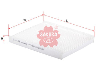 Cabin Air Filter (ဒြပ်စင်)၊ SAKURA၊ 97133-1U000၊ CA-28330၊ HYUNDAI (125914)