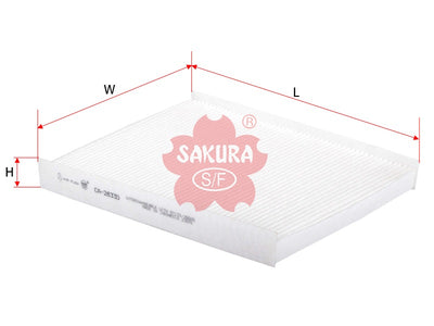 SAKURA,, Cabin Air Filter (Element), 97133-1U000, CA-28330, HYUNDAI