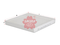 ไส้กรองอากาศห้องโดยสาร(Element), SAKURA, 97133-C1010, CA-28400, HYUNDAI (125905)