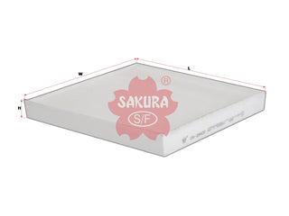 Cabin Air Filter (ဒြပ်စင်)၊ SAKURA၊ 97133-C1010၊ CA-28400၊ HYUNDAI (125905)