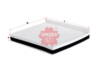ไส้กรองอากาศห้องโดยสาร(Element), SAKURA, 97133-3M000, CA-28420, HYUNDAI (125954)