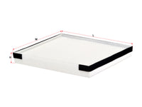 SAKURA,, Cabin Air Filter (Element), 97133-J5000, CA-29130, HYUNDAI