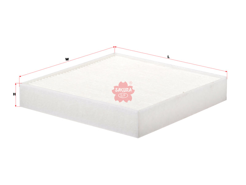 SAKURA,, Cabin Air Filter (Element), 97133-G6000, CA-29140, KIA