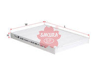 SAKURA,, Cabin Air Filter (Element), 1H0 819 644A, CA-3102, SEAT