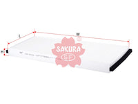 Cabin Air Filter (Element)၊ SAKURA၊ 8A0 819 439၊ CA-3104၊ VOLKSWAGEN (123568)