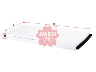 Cabin Air Filter (Element)၊ SAKURA၊ 8A0 819 439၊ CA-3104၊ VOLKSWAGEN (123568)