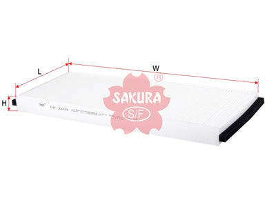 Cabin Air Filter (Element)၊ SAKURA၊ 8A0 819 439၊ CA-3104၊ VOLKSWAGEN (123568)