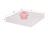 SAKURA,, Cabin Air Filter (Element), 2R2819429, CA-31150-S, VOLKSWAGEN