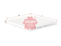 SAKURA,, Cabin Air Filter (Element), 6808622, CA-32060, CITROEN