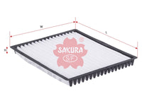 ไส้กรองอากาศแอร์(Element) , SAKURA, 453-1014, CA-3300, TOYOTA (123775)
