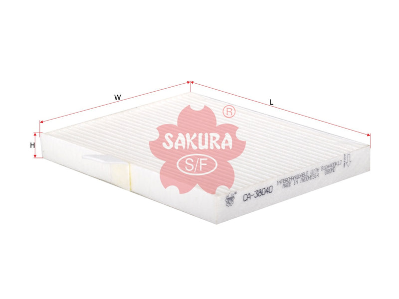 SAKURA,, Cabin Air Filter (Element), 8104400K12, CA-38040, GREAT WALL