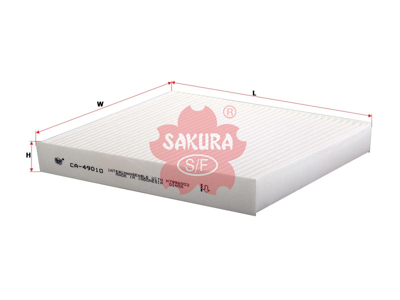 SAKURA,, Cabin Air Filter (Element), 228946, CA-49010, MERCEDES-BENZ