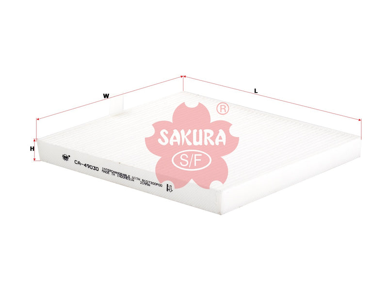 SAKURA,, Cabin Air Filter (Element), 8107300P00, CA-49030, GREAT WALL