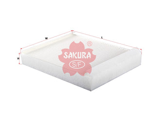 SAKURA,, Cabin Air Filter (Element), 166 830 02 18, CA-53870, MERCEDES-BENZ