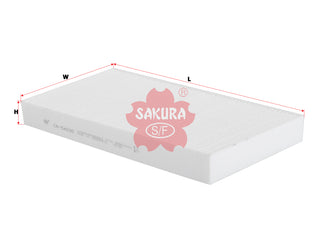 Cabin Air Filter (ဒြပ်စင်)၊ SAKURA၊ IN10215P၊ CA-54030၊ အပြည်ပြည်ဆိုင်ရာ ထရပ်ကား (126013)